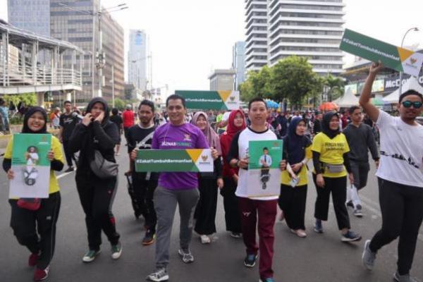 Baznas Manfaatkan Car Free Day Ajak Masyarakat Berzakat