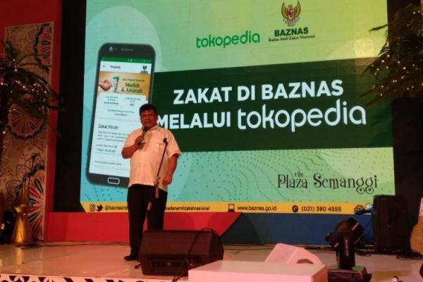 Gandeng Tokopedia, Baznas Permudah Muzaki Bayar Zakat secara Online