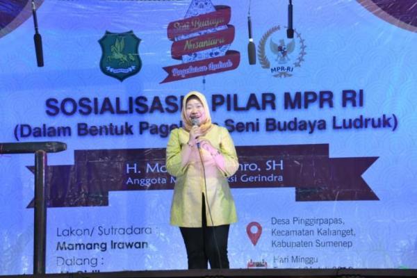Lewat Ludruk MPR Sosialisasikan Empat Pilar di Sumenep