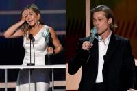 Brad Pitt Diam-diam Liatin Mantan Istri di Belakang Panggung SAG Awards
