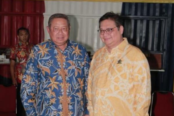  Bertemu di Cikeas, SBY-Airlangga Samakan Frekuensi