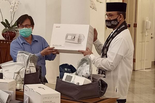 Gesit Foundation Sumbang Ventilator Ke RSUD DKI Jakarta