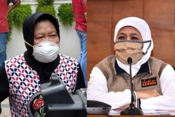 Kata Khofifah dan Risma Tentang Wacana New Normal