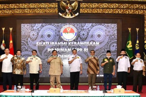 Bertemu Menhan, Pimpinan MPR: Pancasila Diamalkan, Bukan Diperdebatkan