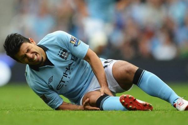  Cedera Lutut, Sergio Aguero Terancam Absen Hingga Akhir Musim