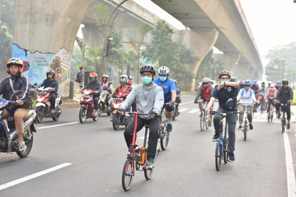 Budayakan Hidup Sehat, Kemendes Gelar Acara Bersepeda