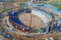 Pembangunan Stadion BMW Lebih Cepat 0,22 Persen