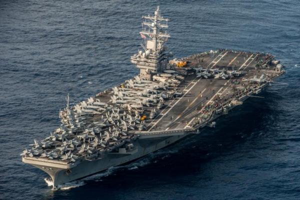 Bayangi China Latihan Militer, AS Kirim Kapal Induk ke Laut China Selatan