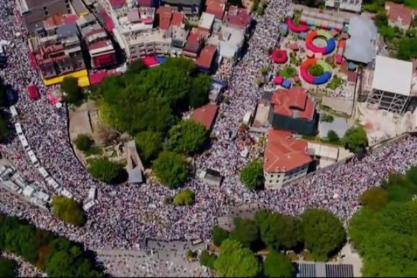 Ayat Al-Fath Bacaan Shalat Jumat Pertama di Masjid Hagia Sophia
