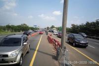 Hari Terakhir Liburan, Tol Cikampek Arah Jakarta Contra flow