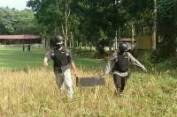 Brimob Poldasu Amankan Bom Mortir di Deli Serdang
