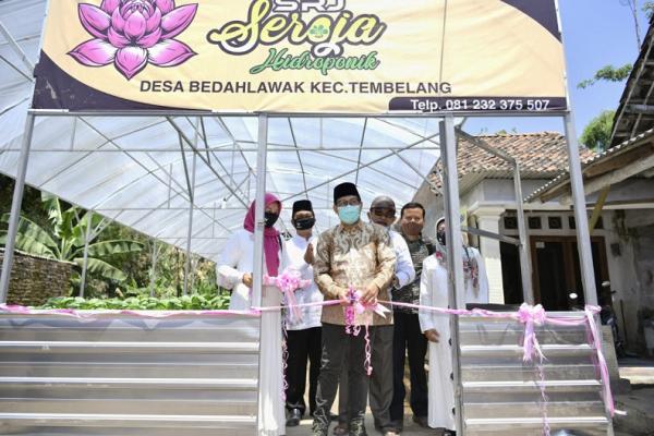 Resmikan Kampung Hidroponik, Ini Kata Gus Menteri