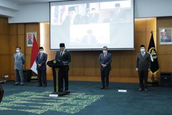 Lantik Dua Anggota MPR PAW, Bamsoet: Anggota MPR Wajib Sosialisasi Empat Pilar