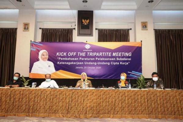 Kemnaker Kerja Kebut Penyiapan RPP Bersama Stakeholder