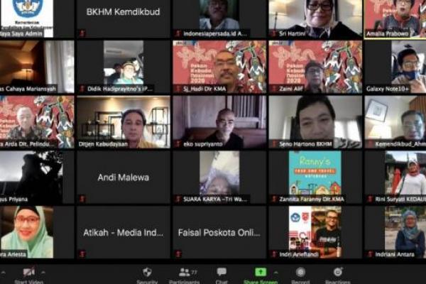 Kemdikbud Luncurkan PKN 2020, Pameran Budaya Daring Terbesar di Dunia