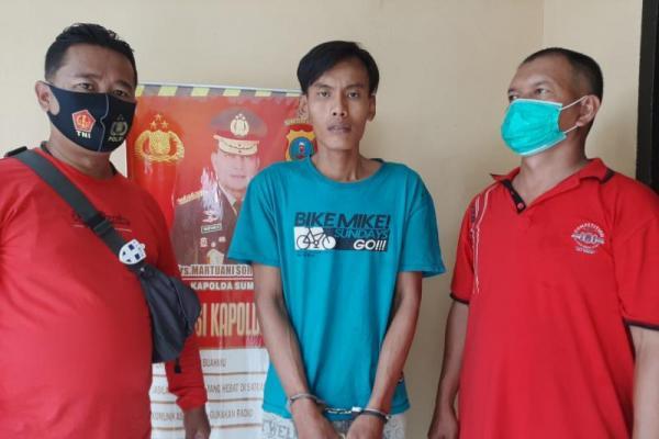 Sempat Buron, "Iwan Lecit" Pelaku Curas Berhasil Diciduk  Polsek Perbaungan