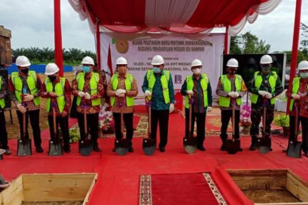 KPT Medan Minta Wartawan dan Masyarakat Awasi Pembangunan Gedung Baru PN Sei Rampah