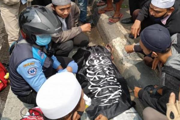 Tunggu Habib Rizieq, Tukang Ikan Meninggal di Slipi