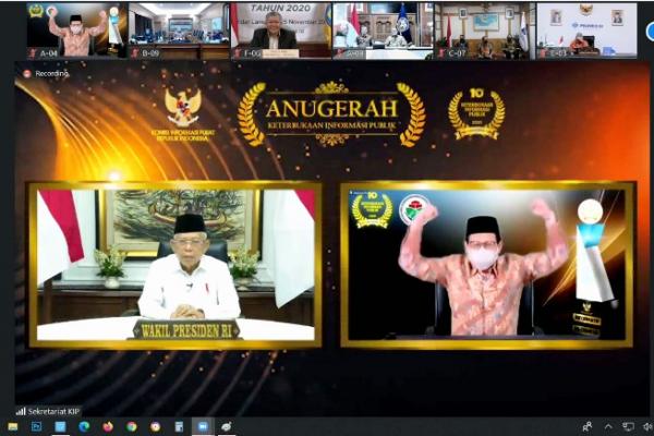  Informatif, Kemendes Raih Anugerah Keterbukaan Informasi Publik