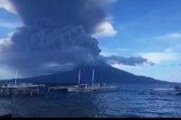 Gunung Ili Lewotolok NTT  Erupsi, Abu Capai 4000 m