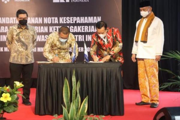 Kemnaker - HKI Jalin Kerja Sama Layanan Bidang Ketenagakerjaan