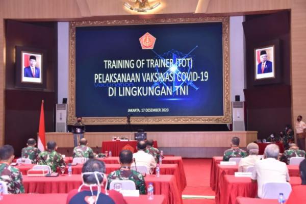 TNI Siapkan Personil Dukung Vaksinasi Covid-19