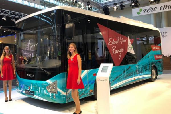 Presiden Turki Uji Coba Bus Listrik Tanpa Pengemudi Pertama