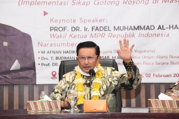 Sosialisasi Empat Pilar, Fadel Tekankan Pentingnya Jaga Keutuhan NKRI