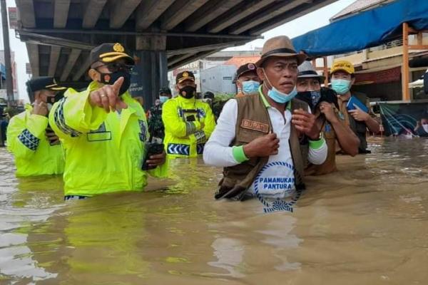  Sungai Cipunagara Meluap, Sejumlah Wilayah di Subang Banjir