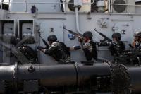 Kapal Perang Indonesia Latihan Bersama Prancis di Selat Sunda