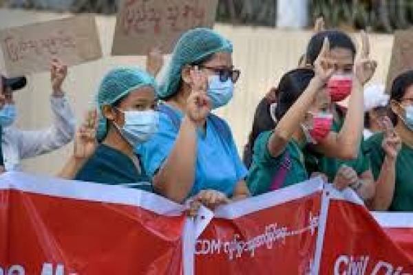  Jumlah Tes Covid-19 Myanmar Merosot Tajam Sejak Kudeta