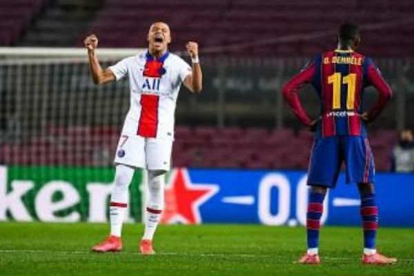 Skor 4-1, Barca Dipecundangi PSG di Kandang Sendiri