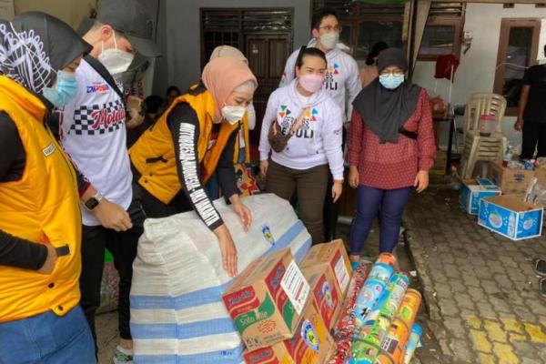 Relawan 4 Pilar Salurkan Bantuan Banjir