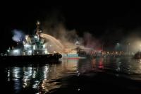 KM Fajar Baru 8 Terbakar, Seluruh Penumpang Selamat