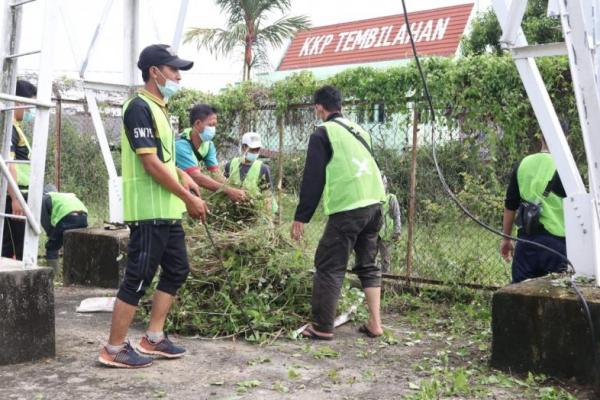 Disnav Dumai Gelar Padat Karya