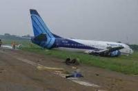 Pesawat Kargo Trigana Air Tergelincir di Bandara Halim Perdanakusuma