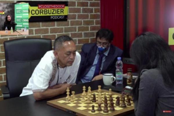 Dewa Kipas kalah Telak 3-0 dalam Pertandingan Catur Lawan GM Irene 