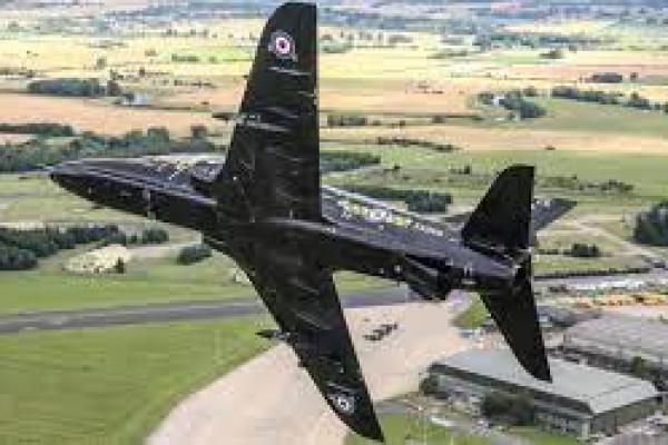 Jet Royal Air Force Jatuh di Cornwall, Inggris