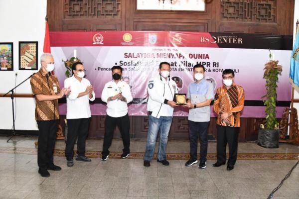 Peringkat Pertama IKT, MPR Canangkan Salatiga Menjadi Kota Empat Pilar