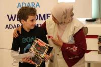 Adara Berikan Bantuan Langsung ke Pengungsi Palestina