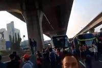 Tol Disekat, Buruh Protes Terhambat Berangkat Kerja