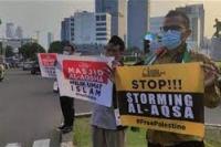 Kelompok Sipil Indonesia Gelar Aksi Solidaritas Pasca-Serangan Israel ke al-Aqsa