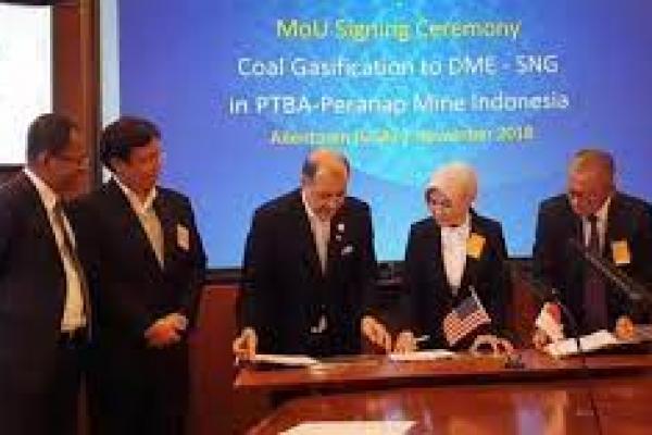 2 BUMN Indonesia Gandeng Perusahaan AS Kembangkan Gasifikasi Batu Bara