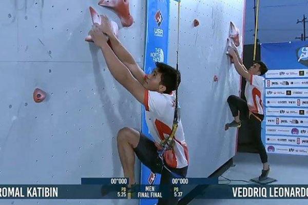 Dua Atlet Panjat Tebing Indonesia Ukir Rekor Dunia di AS
