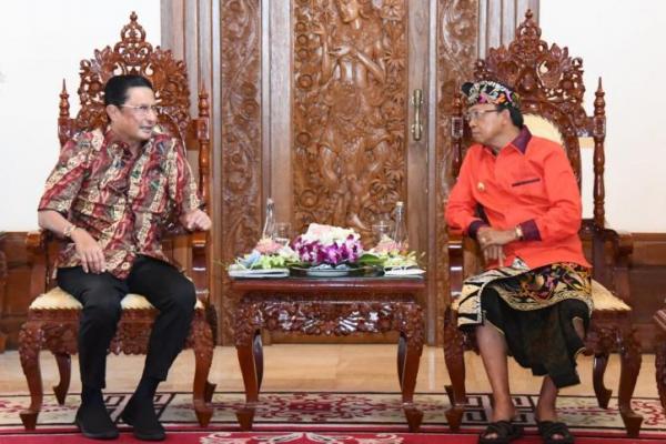 Gubernur Bali Harap MPR Dorong Pemerintah Bantu Kebutuhan 6 Juta Dosis Vaksin di Bali