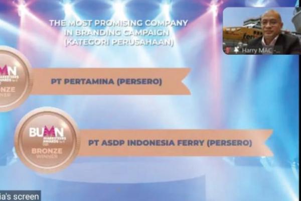 ASDP Raih Penghargaan BUMN Marketeers Award 2021