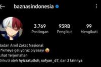 Akun Instagram Diretas, Baznas: Kami akan Bawa ke Jalur Hukum