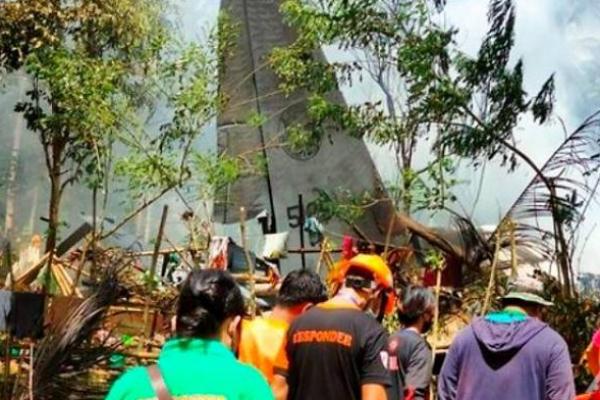 Kecelakaan Pesawat Militer Filipina Tewaskan 47 Orang