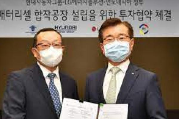 Hyundai, LG Tanda Tangani MoU Dirikan Pabrik Baterai di Karawang 