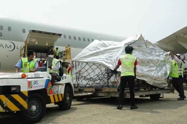 Jaga Temperatur Vaksin, JAS Gunakan Thermal Blanket